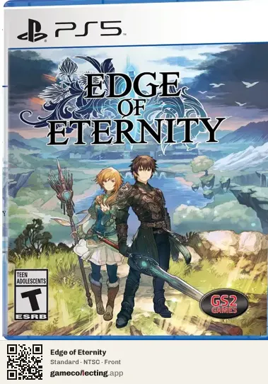 Edge of Eternity PlayStation 5, NTSC box front