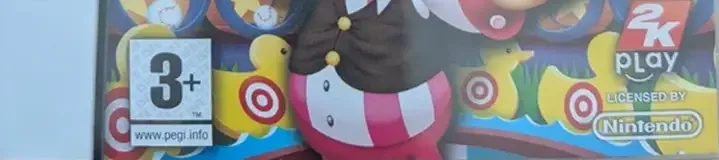 Carnival Games, the PEGI square on its front