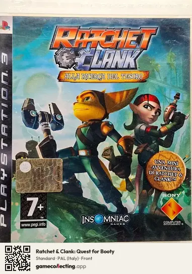 Ratchet & Clank: Quest for Booty PlayStation 3, Italy box front