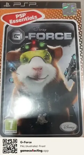 G-Force PlayStation Portable, Australia box front
