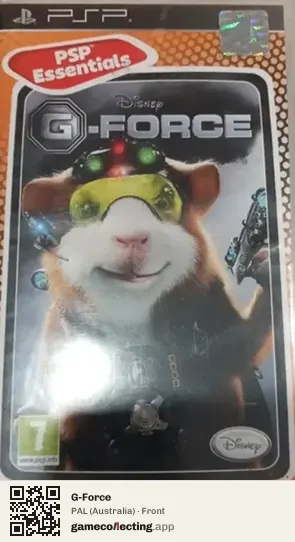 G-Force PlayStation Portable, Australia box front