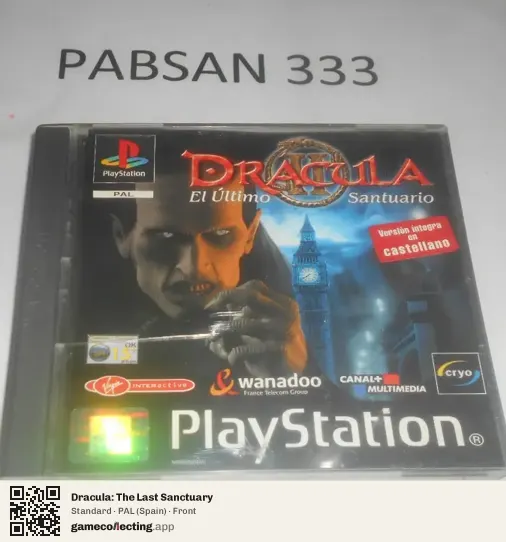 Dracula: The Last Sanctuary PlayStation, Spain box front