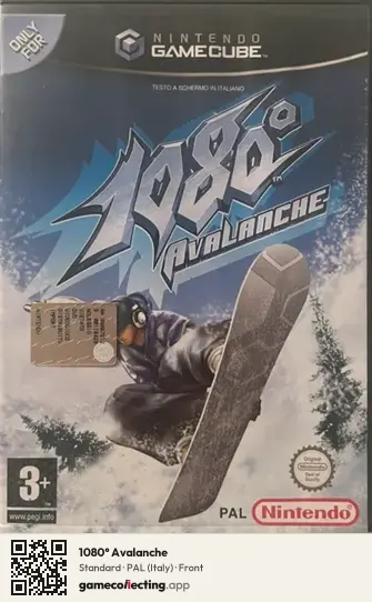 1080° Avalanche Nintendo GameCube, Italy box front