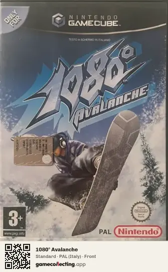 1080° Avalanche Nintendo GameCube, Italy box front