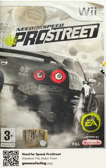 Need for Speed: ProStreet Nintendo Wii, Italy box front