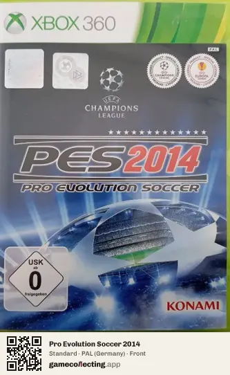 Pro Evolution Soccer 2014 Xbox 360, Germany box front