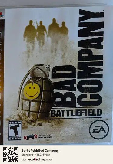 Battlefield: Bad Company PlayStation 3, NTSC box front
