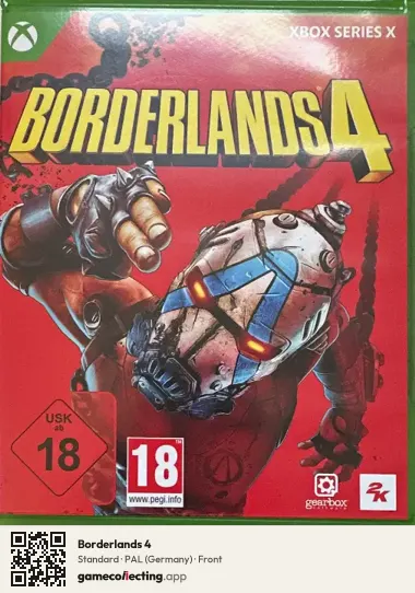 Borderlands 4 Xbox Series X, Germany box front