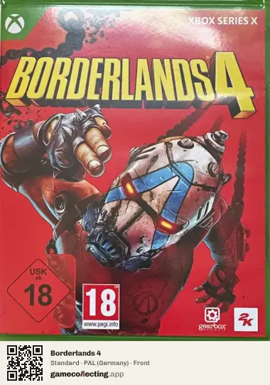 Borderlands 4 Xbox Series X, Germany box front