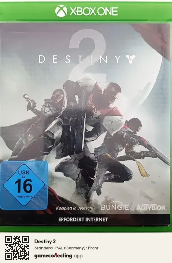 Destiny 2 Xbox One, Germany box front