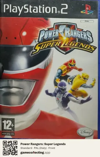 Power Rangers: Super Legends PlayStation 2, Italy box front