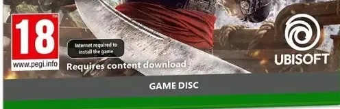 Assassin's Creed Black Flag Resynced, the PEGI square on its front