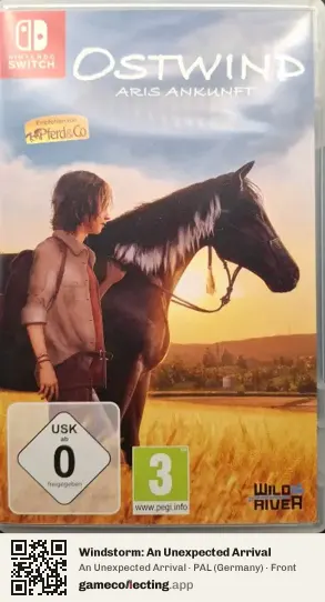Windstorm: An Unexpected Arrival Nintendo Switch, Germany box front