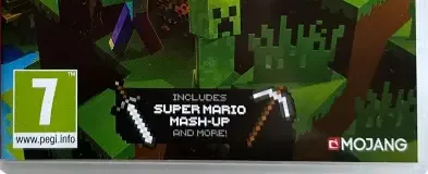 Minecraft, the PEGI square on its front