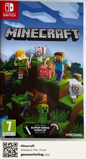 Minecraft Nintendo Switch, PAL box front
