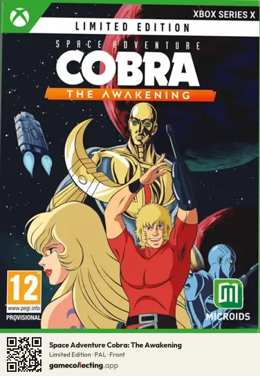 Space Adventure Cobra: The Awakening Xbox Series X, PAL box front