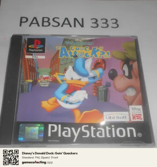Disney's Donald Duck: Goin' Quackers PlayStation, Spain box front