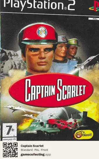Captain Scarlet PlayStation 2, PAL box front