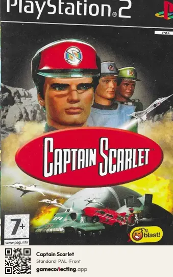 Captain Scarlet PlayStation 2, PAL box front