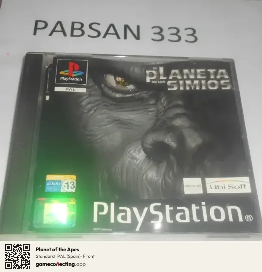 Planet of the Apes PlayStation, Spain box front