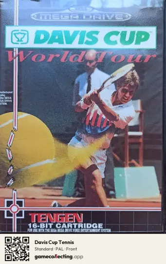 Davis Cup Tennis Sega Mega Drive / Genesis, PAL box front