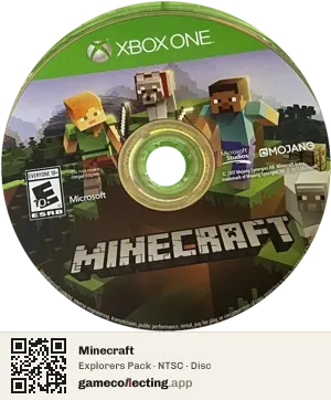 Minecraft Xbox One, NTSC disc