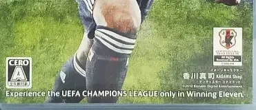 Pro Evolution Soccer 2013, the CERO letter on its front