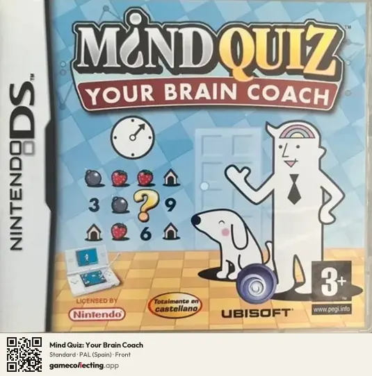 Mind Quiz: Your Brain Coach Nintendo DS, Spain box front