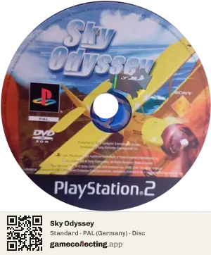 Sky Odyssey PlayStation 2, PAL disc