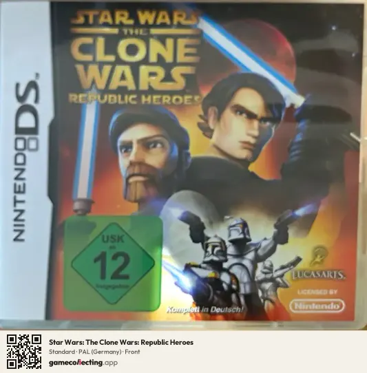 Star Wars: The Clone Wars: Republic Heroes Nintendo DS, Germany box front