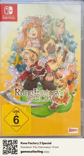 Rune Factory 3 Special Nintendo Switch, Germany box front