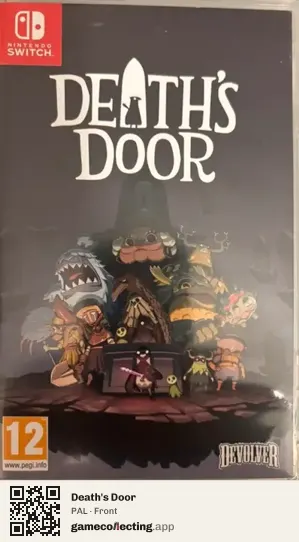 Death's Door Nintendo Switch, PAL box front