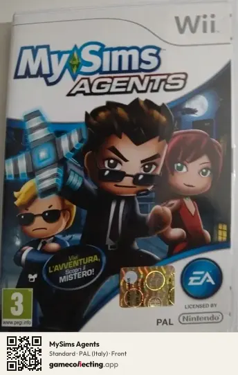 MySims Agents Nintendo Wii, Italy box front
