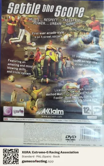 XGRA: Extreme-G Racing Association PlayStation 2, Spain box back