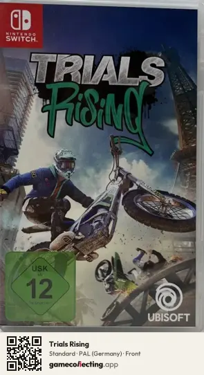 Trials Rising Nintendo Switch, Germany box front