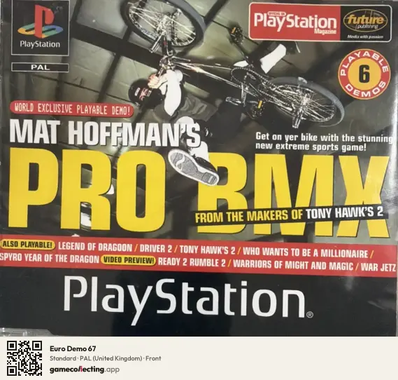 Euro Demo 67 PlayStation, United Kingdom box front