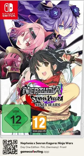 Neptunia x Senran Kagura: Ninja Wars Nintendo Switch, Germany box front