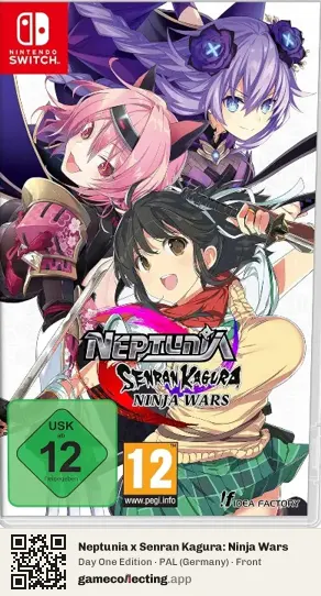 Neptunia x Senran Kagura: Ninja Wars Nintendo Switch, Germany box front