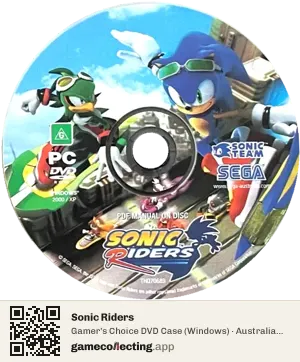 Sonic Riders Computer, Australia disc
