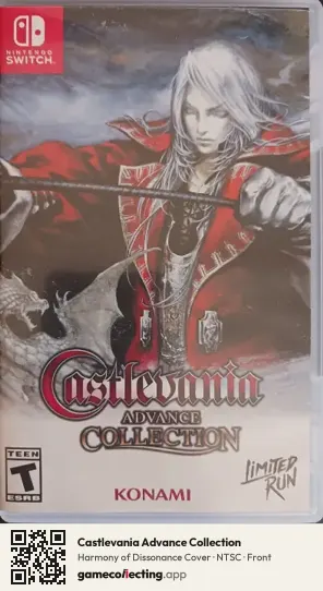 Castlevania Advance Collection Nintendo Switch, NTSC box front