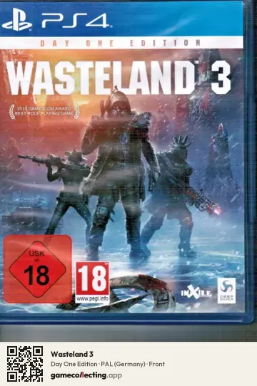 Wasteland 3 PlayStation 4, Germany box front