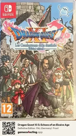 Dragon Quest XI S: Echoes of an Elusive Age Nintendo Switch, Germany box front