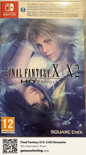 Final Fantasy X/X-2 HD Remaster Nintendo Switch, Germany box front