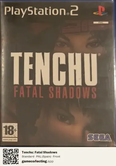Tenchu: Fatal Shadows PlayStation 2, Spain box front