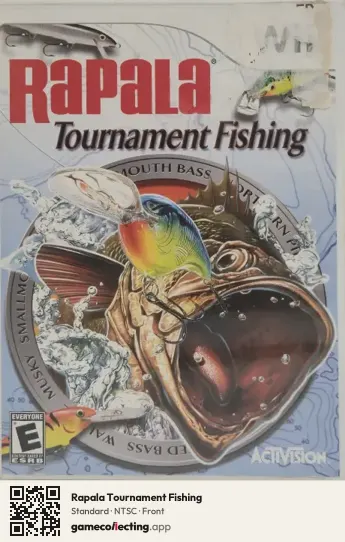 Rapala Tournament Fishing Nintendo Wii, NTSC box front
