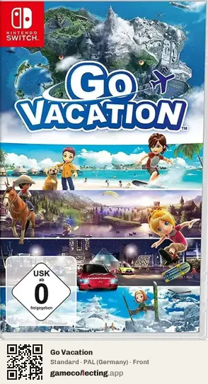 Go Vacation Nintendo Switch, Germany box front