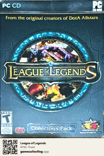 League of Legends Computer, NTSC box front