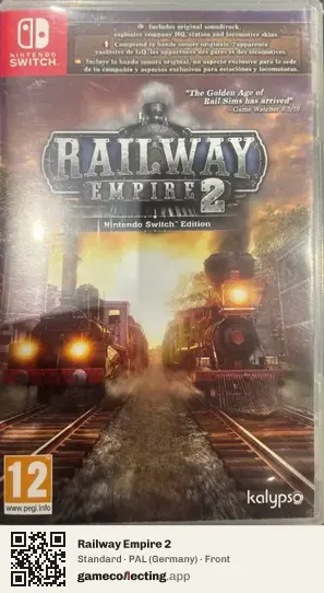 Railway Empire 2 Nintendo Switch, Germany box front
