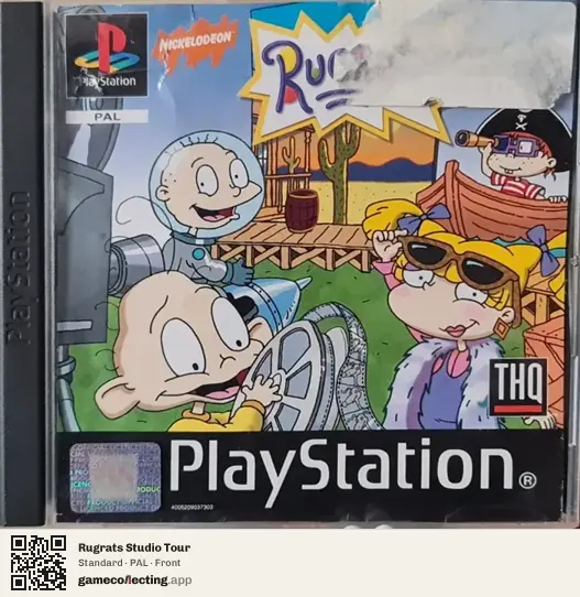Rugrats Studio Tour PlayStation, PAL box front