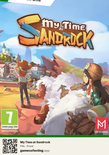 My Time at Sandrock Xbox Series X, PAL box front